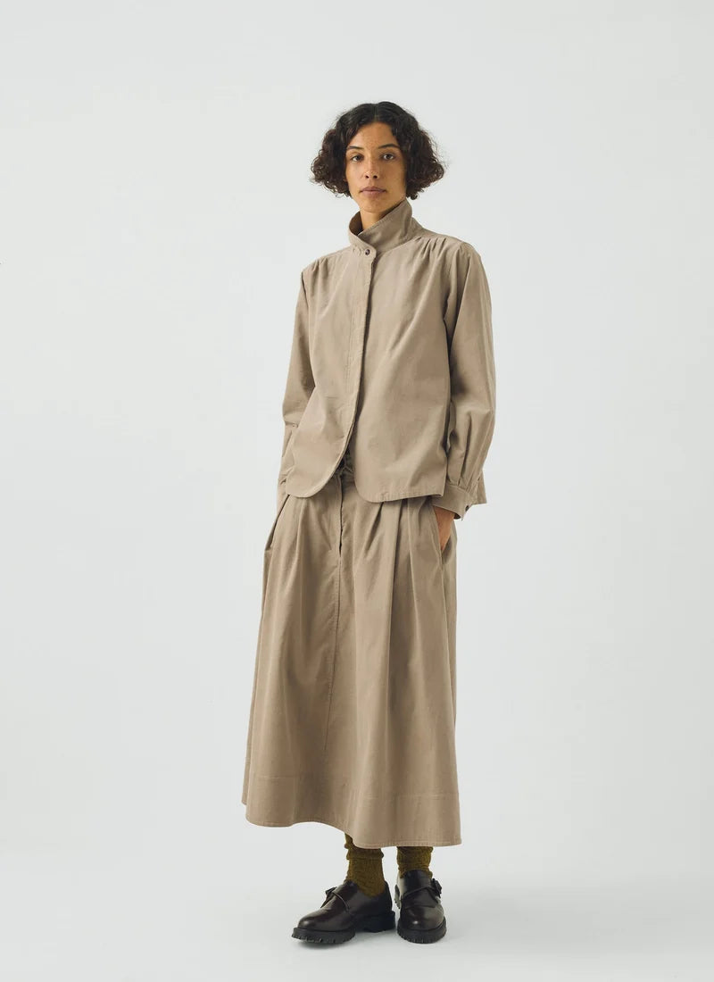 Toast A Line Cotton Needlecord Skirt Dune
