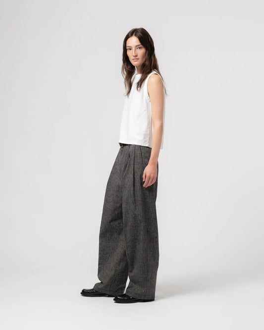 Girls of Dust Ambassador Pants Giorgio Cotton Asphalt