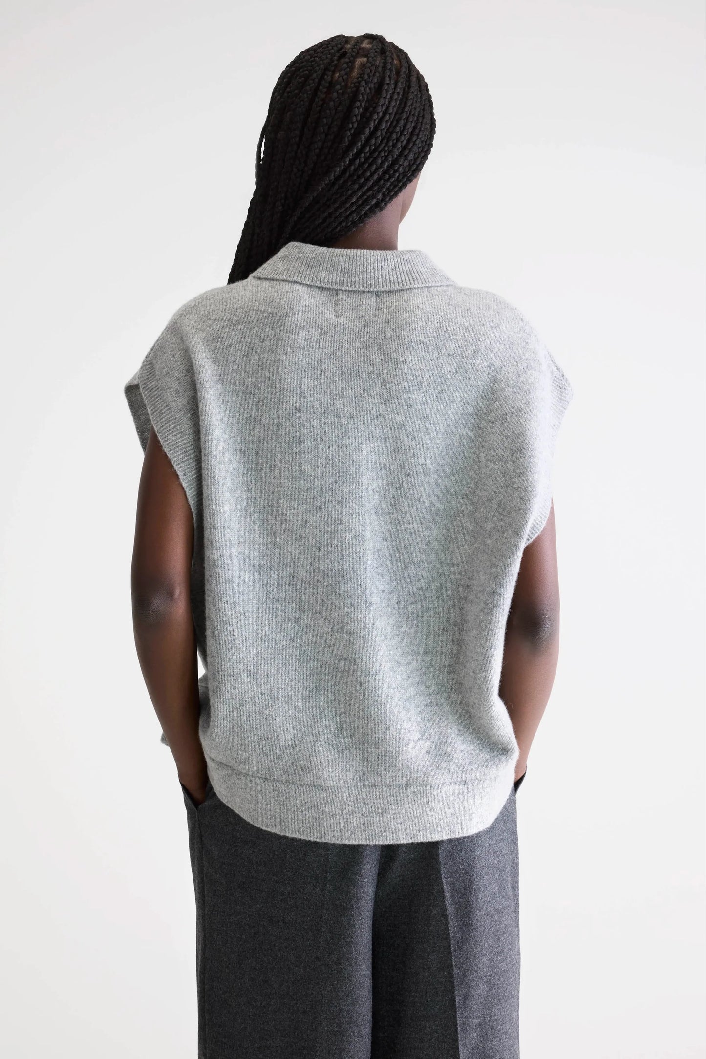 Bellerose Ameson Sleeveless Sweater H.Grey