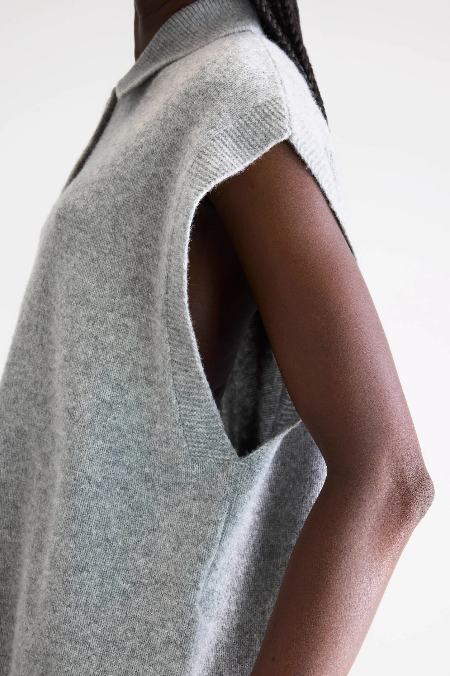 Bellerose Ameson Sleeveless Sweater H.Grey