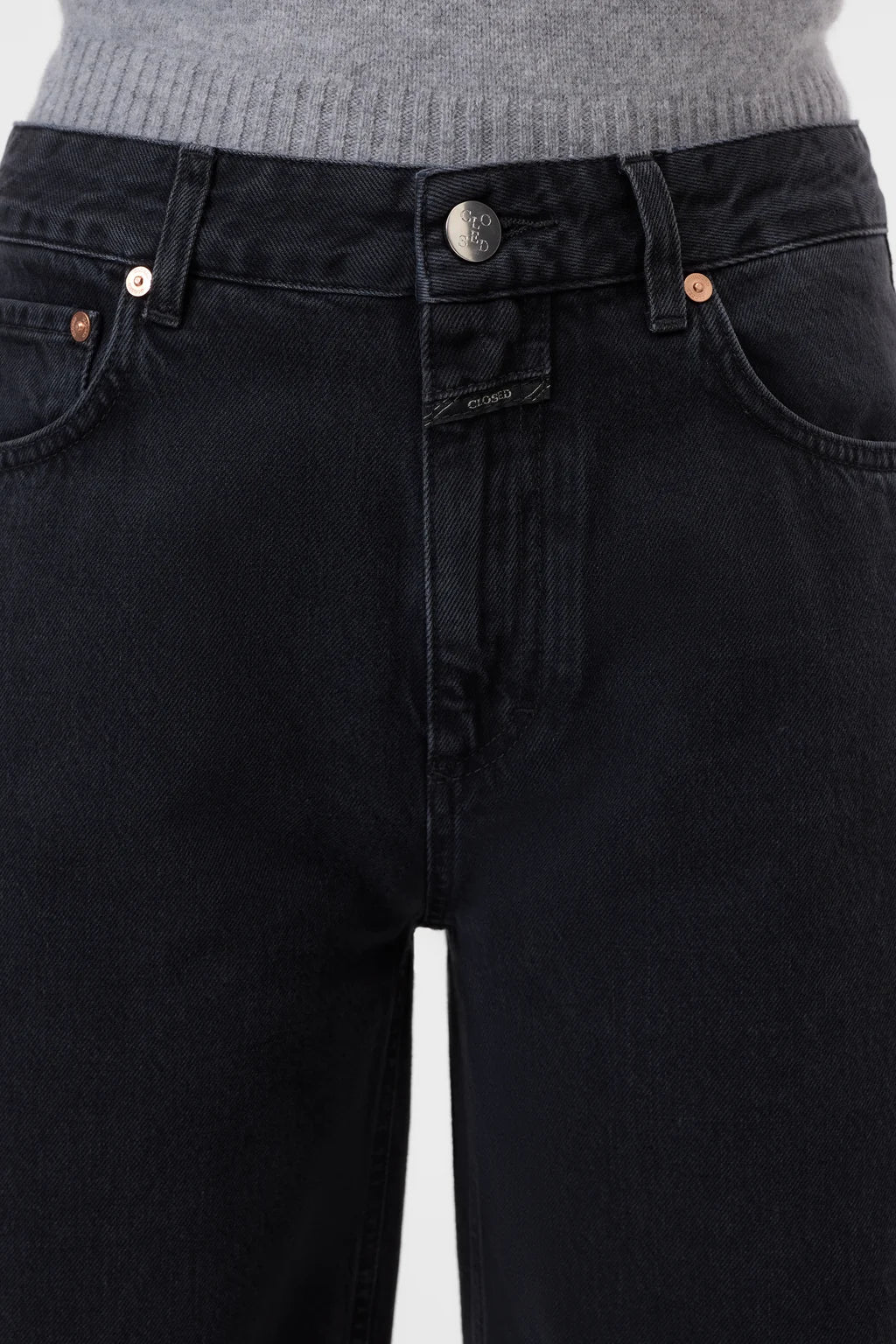 Closed Jazzie Barrel Jeans Dark Grey