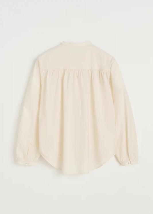 Aiayu Bibs Shirt Cotton Ecru