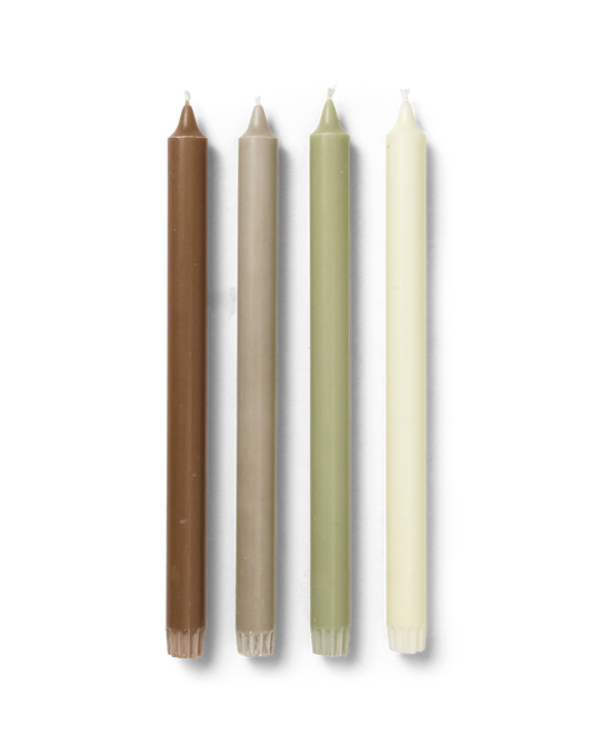 Ferm Living Pure Candles-Set of 4-Botanic Blend