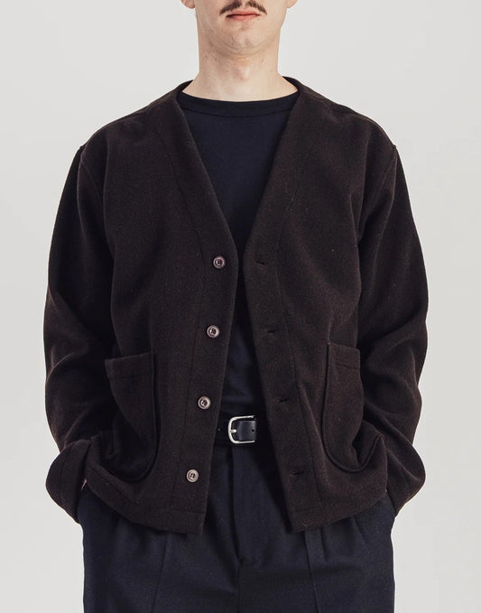 Parages Brown Wool Manager Jacket