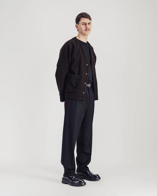 Parages Brown Wool Manager Jacket