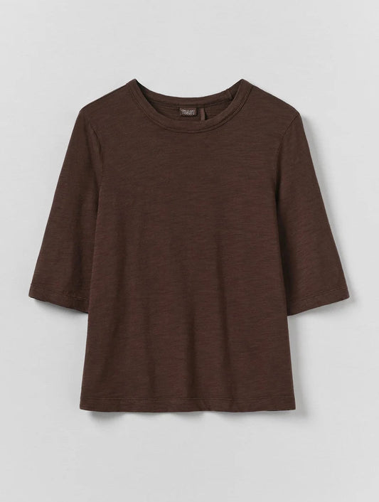 Toast Cleo Garment Dyed Cotton Tee Rich Earth