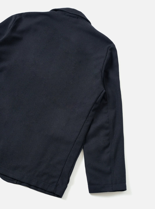 Universal Works Dark Navy Dublin Wool Mix Two Button Jacket