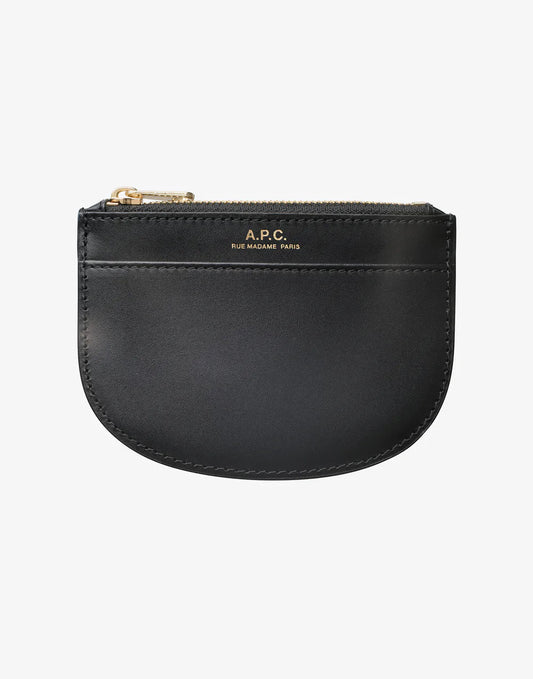A.P.C. Demi-Lune New Coin Purse Black