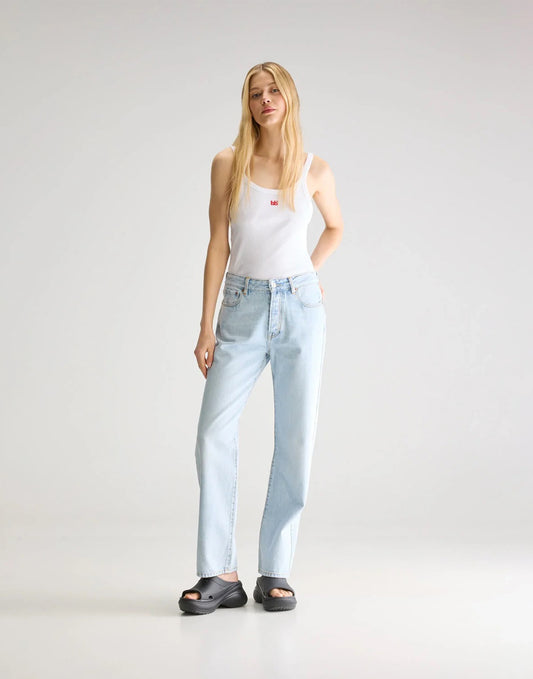 Bellerose Denim N. 32 Straight Jeans Used Lt Blue