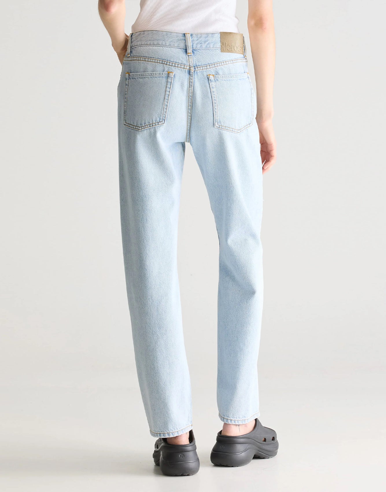 Bellerose Denim N. 32 Straight Jeans Used Lt Blue
