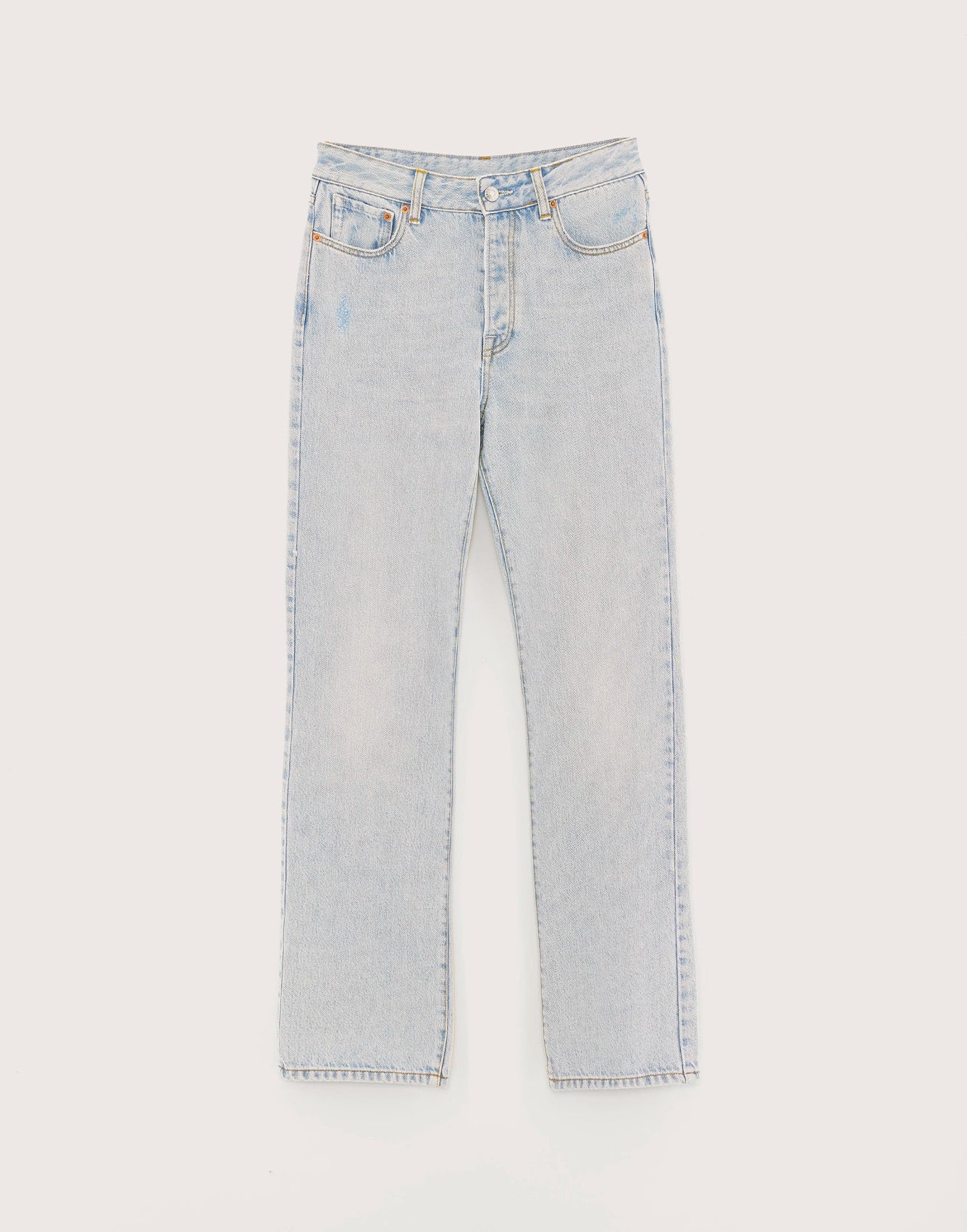 Bellerose Denim N. 32 Straight Jeans Used Lt Blue