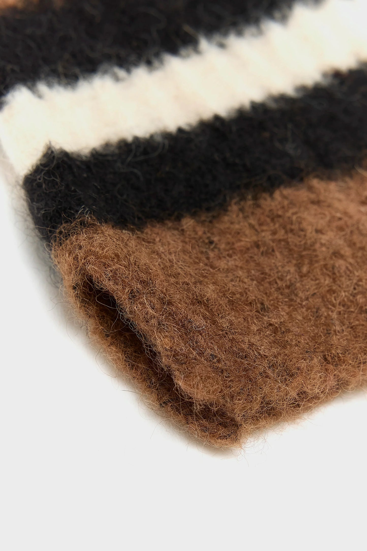 Bellerose Dercam Fingerless Mittens Bison