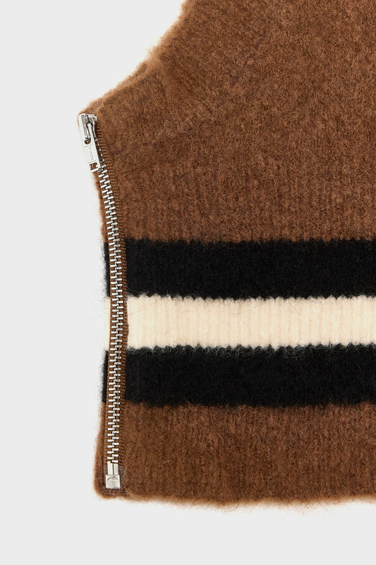 Bellerose Dercy Zipped Balaclava Bison