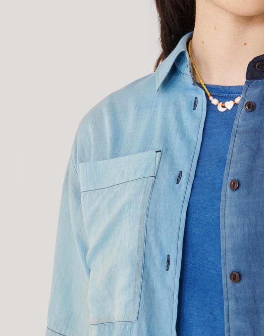 YMC Eva Shirt Blue
