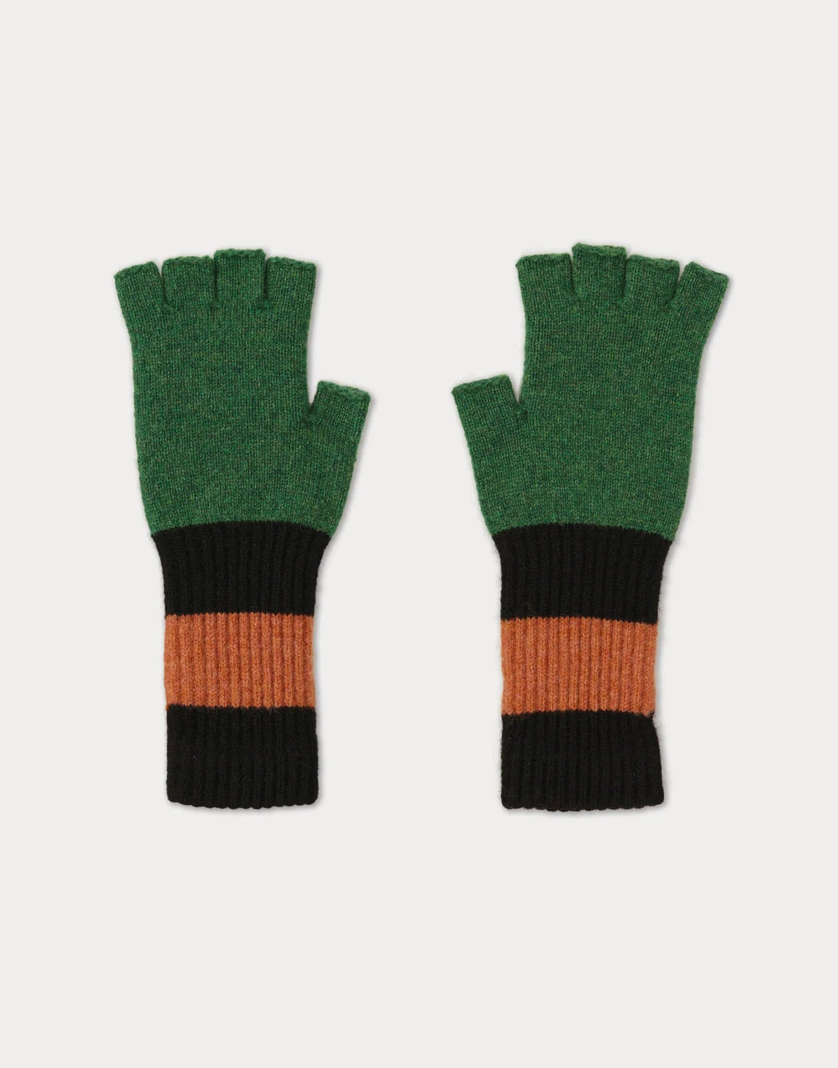 Jo Gordon Fingerless Gloves Asparagus