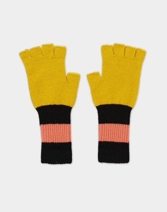 Jo Gordon Fingerless Gloves Tumeric
