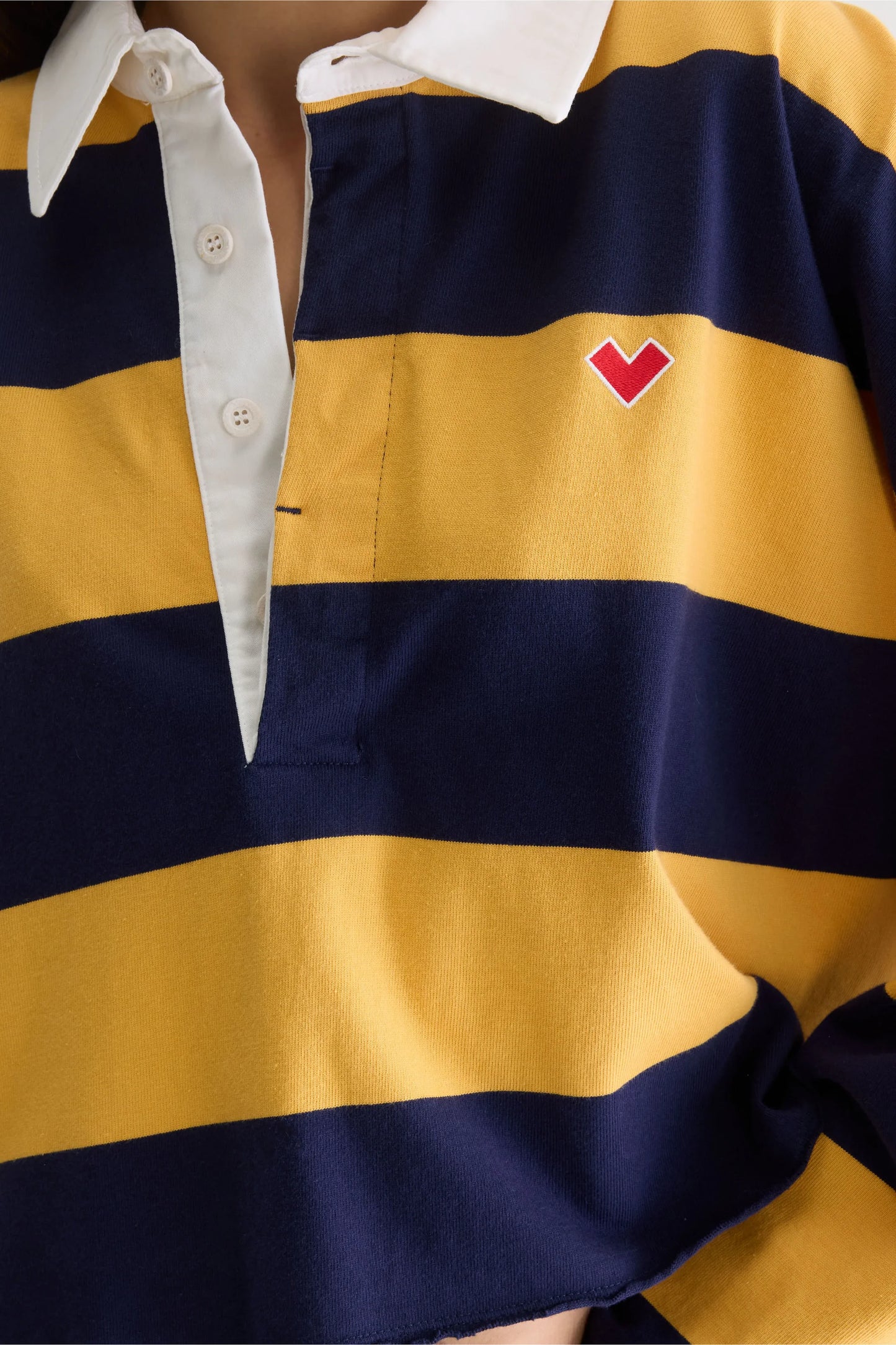 Bellerose Felito Striped Polo Captain/Yellow