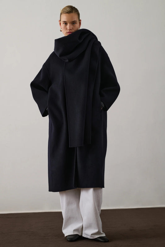 Soeur Finn Coat Deep Navy
