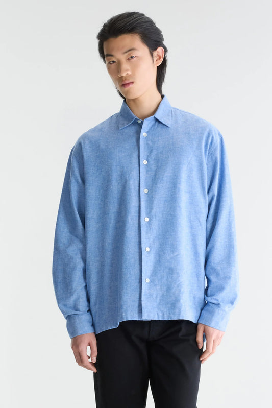 Bellerose Flip Relaxed Shirt Blue