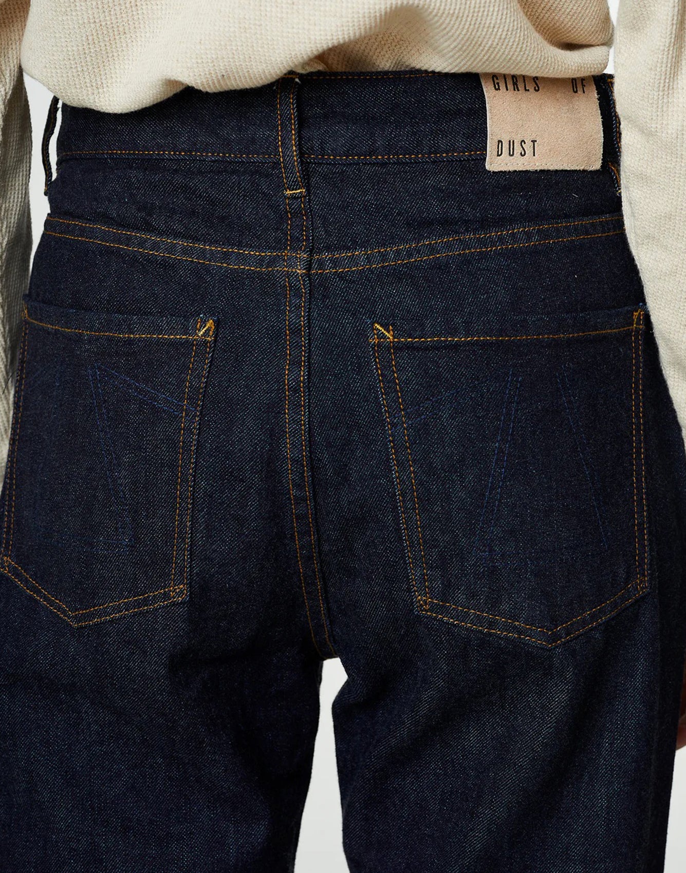 Girls Of Dust Patty Boy Denim Indigo Blue