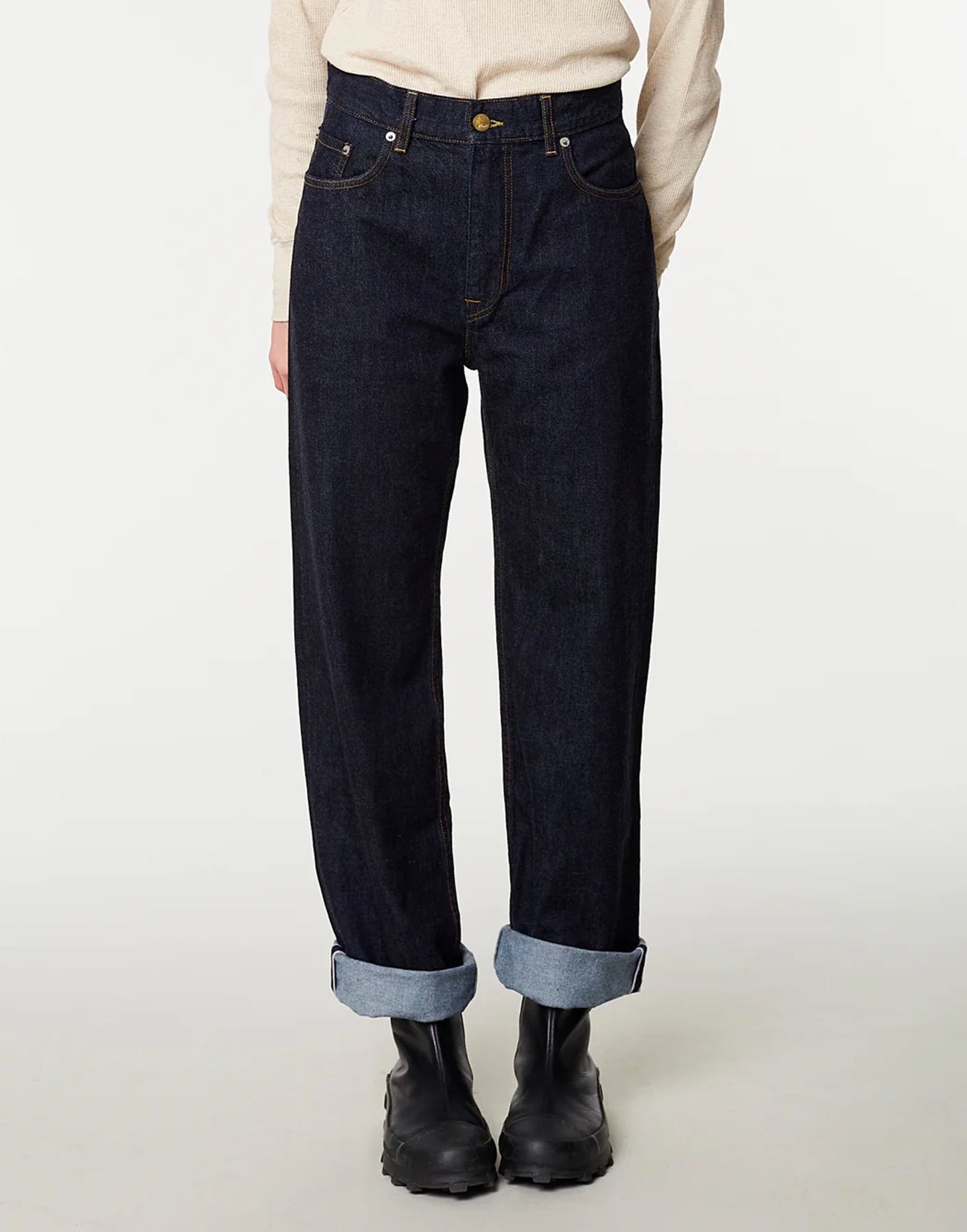 Girls Of Dust Patty Boy Denim Indigo Blue