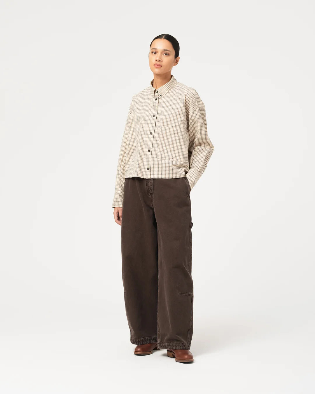 Girls Of Dust Cubic Shirt Cantucci Check Wheat