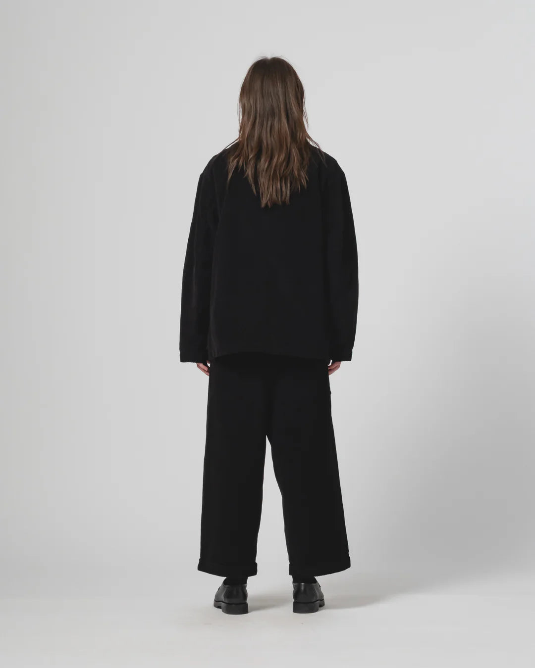 Girls Of Dust Maxi Blazer Dream Cord Black