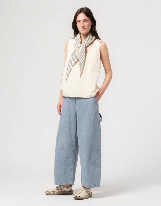 Girls of Dust Submarine Chino Color Denim Pearl Blue