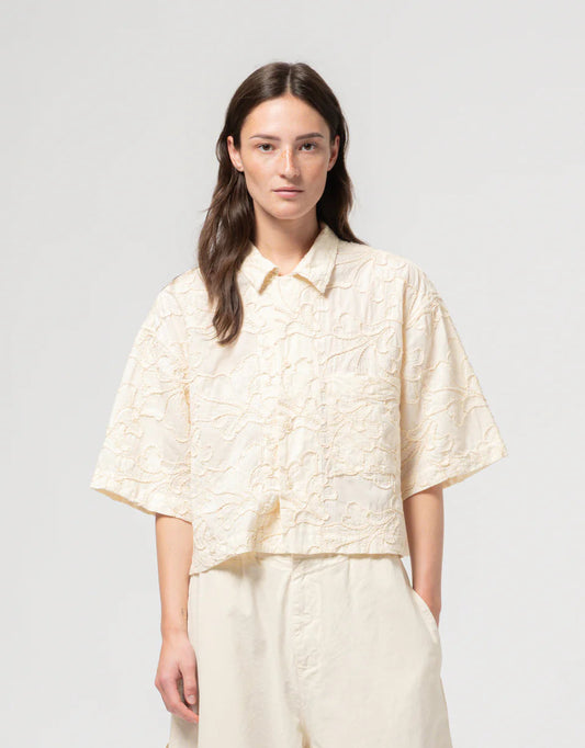 Girls of Dust Sumatra Shirt Lilly Cotton Wheat