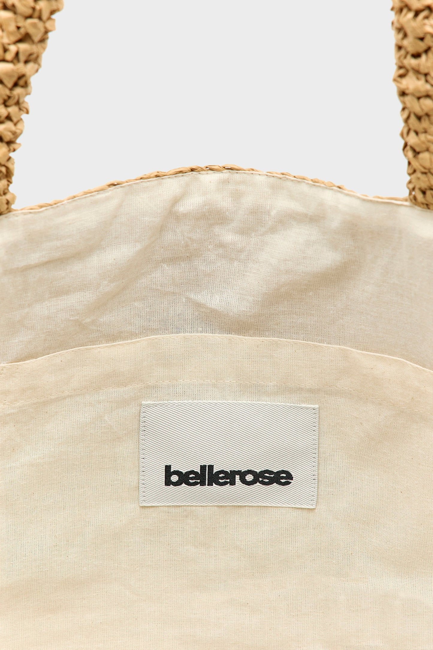 Bellerose Itop Straw Shopping Bag Natural