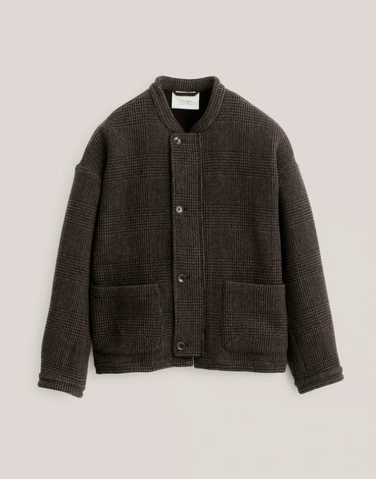 A Kind Of Guise Jaspal Jacket Brown Checked Doubleface