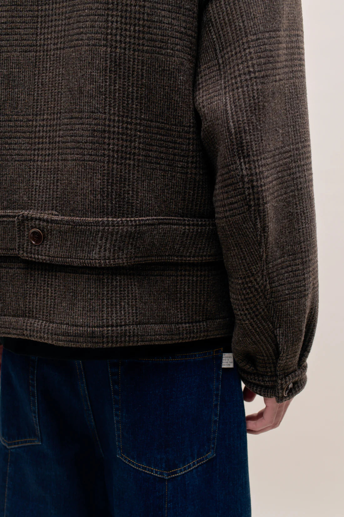 A Kind Of Guise Jaspal Jacket Brown Checked Doubleface