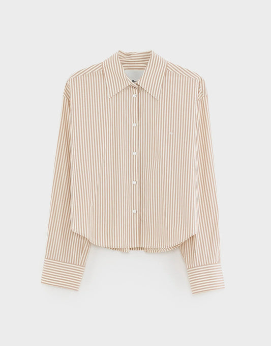 Bellerose Johan Stripped Shirt Stripe Ecru/Malt
