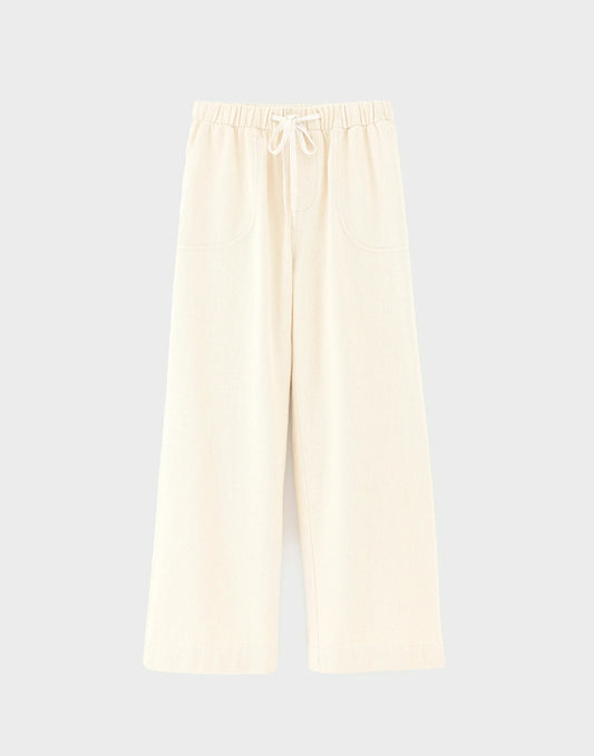 Bellerose Juna Relaxed Trousers Natural