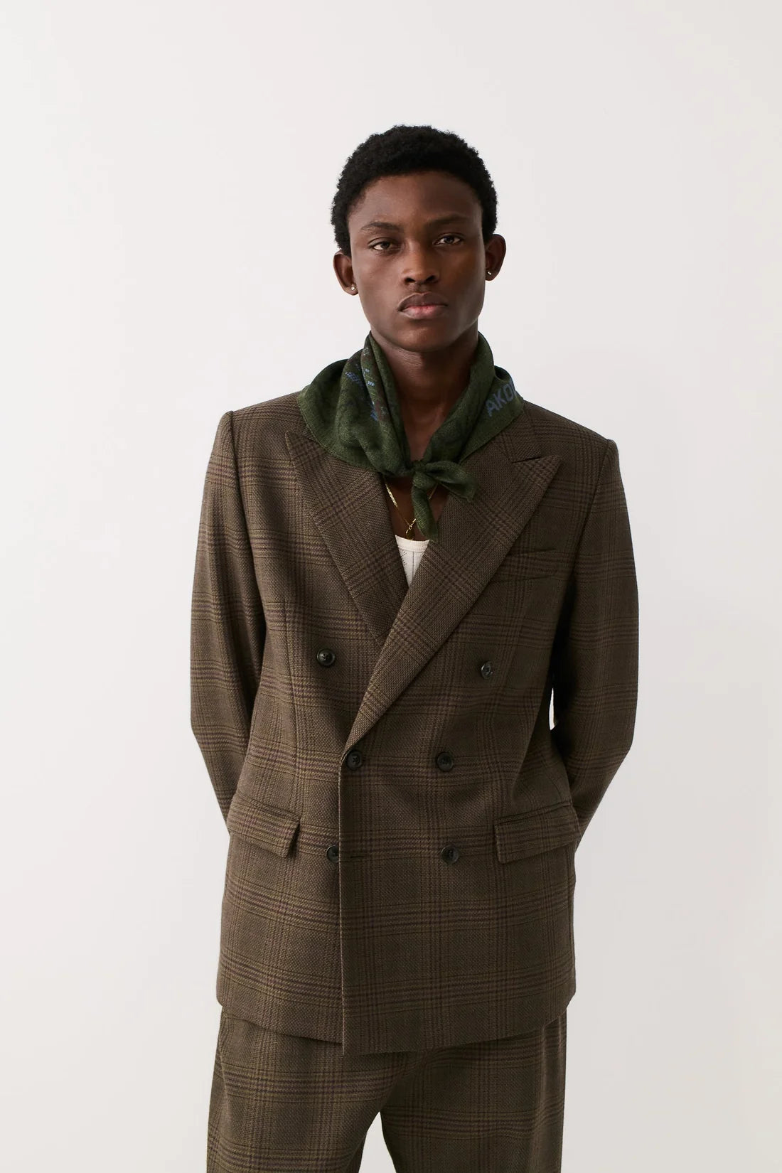 A Kind Of Guise Luz Wool Bandana Verdure Foliage