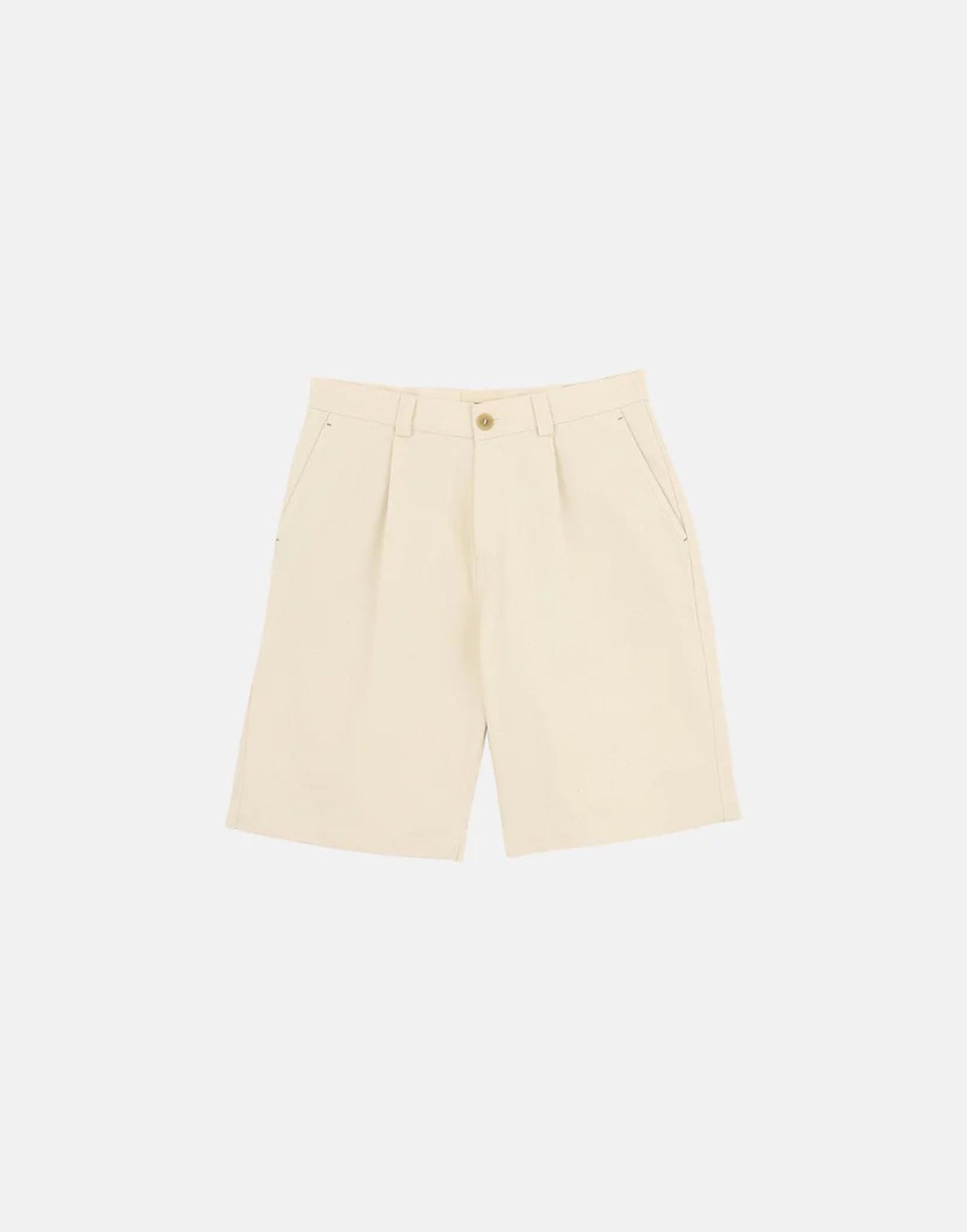 Noyoco Malte Twill Shorts Ecru