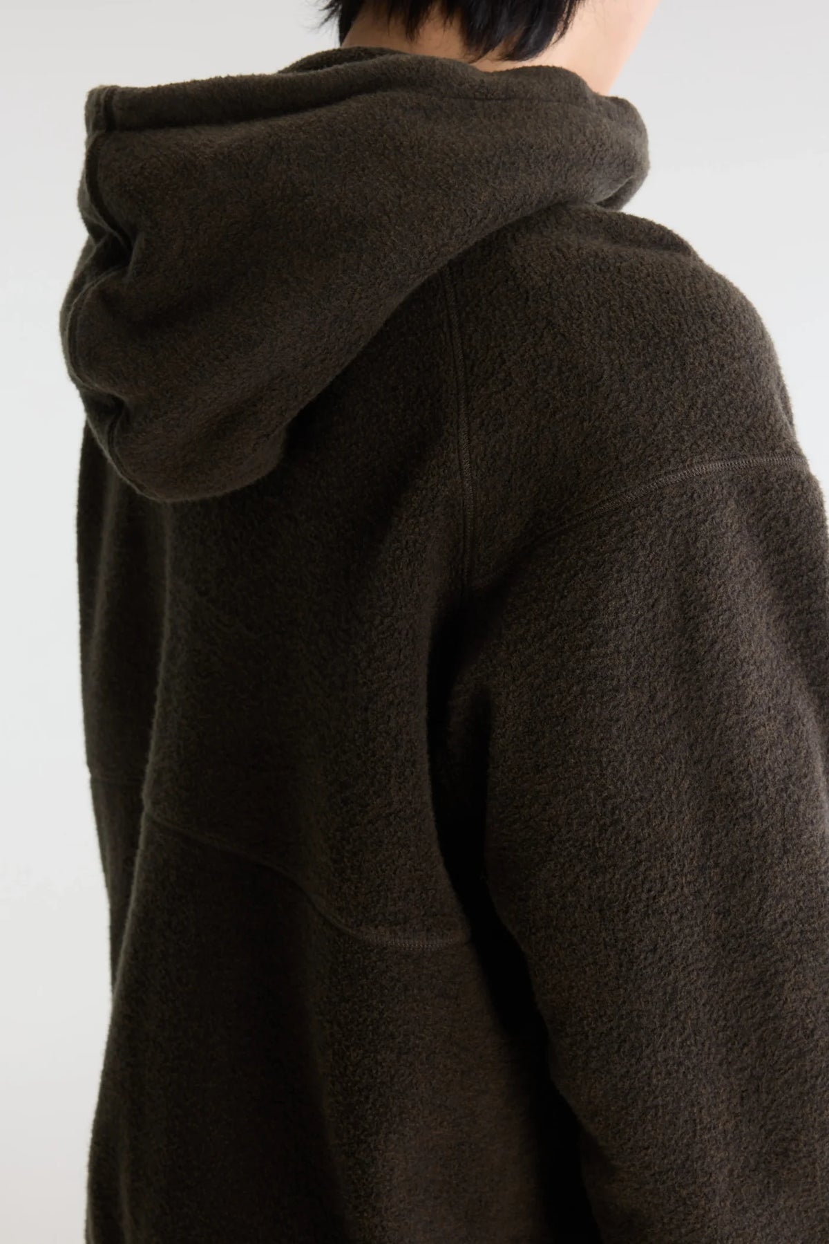 Bellerose Mattis Relaxed Hoodie Dark Brown