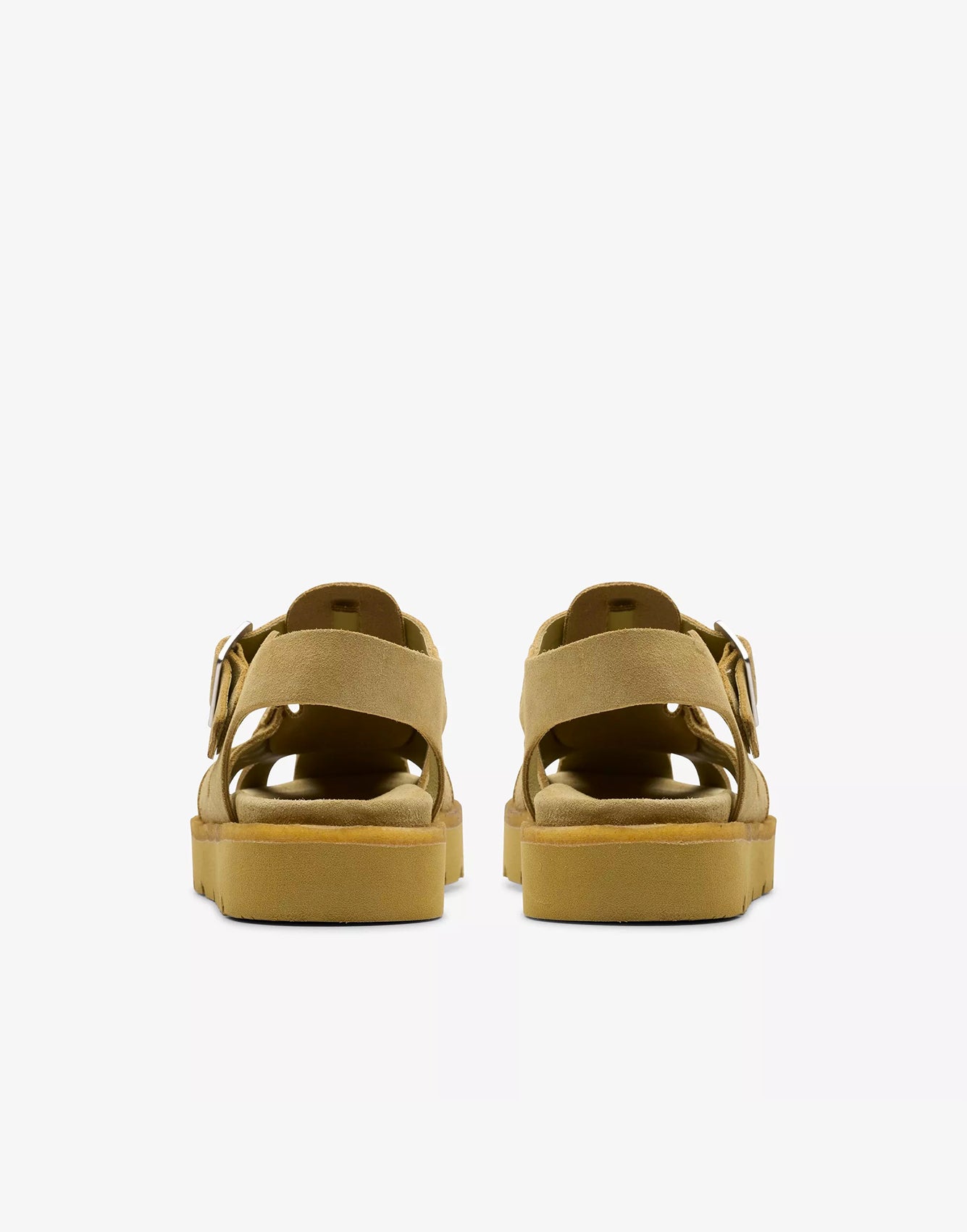 Clarks Meare Buckle Dark Maple Suede