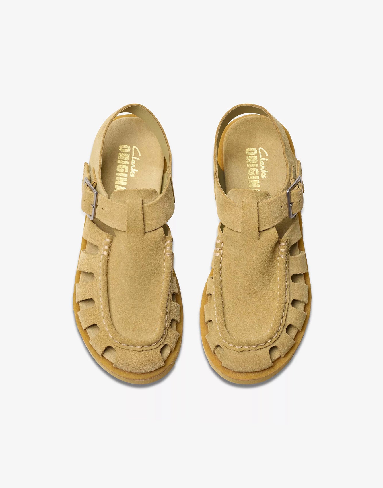 Clarks Meare Buckle Dark Maple Suede