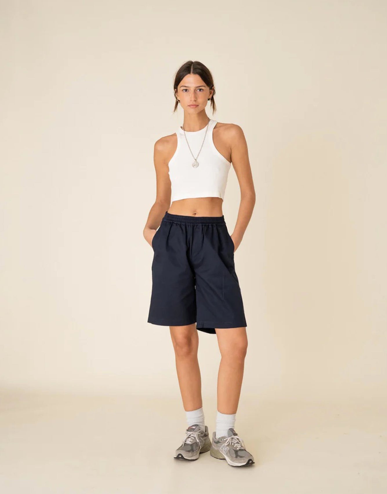 Noyoco Mia Tank Top Ecru
