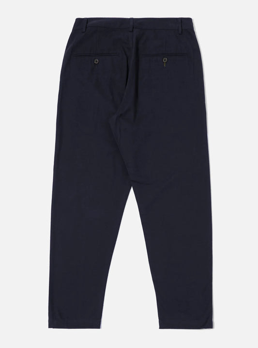 Universal Works Navy Brushed Moleskin Military Chino