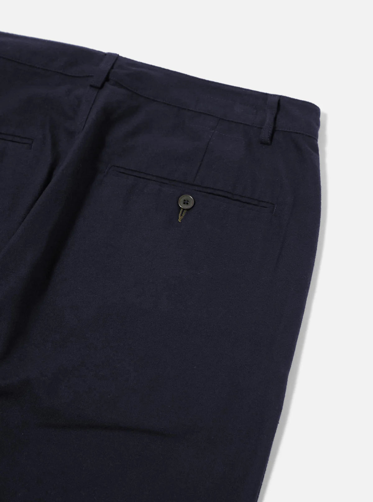 Universal Works Navy Brushed Moleskin Military Chino