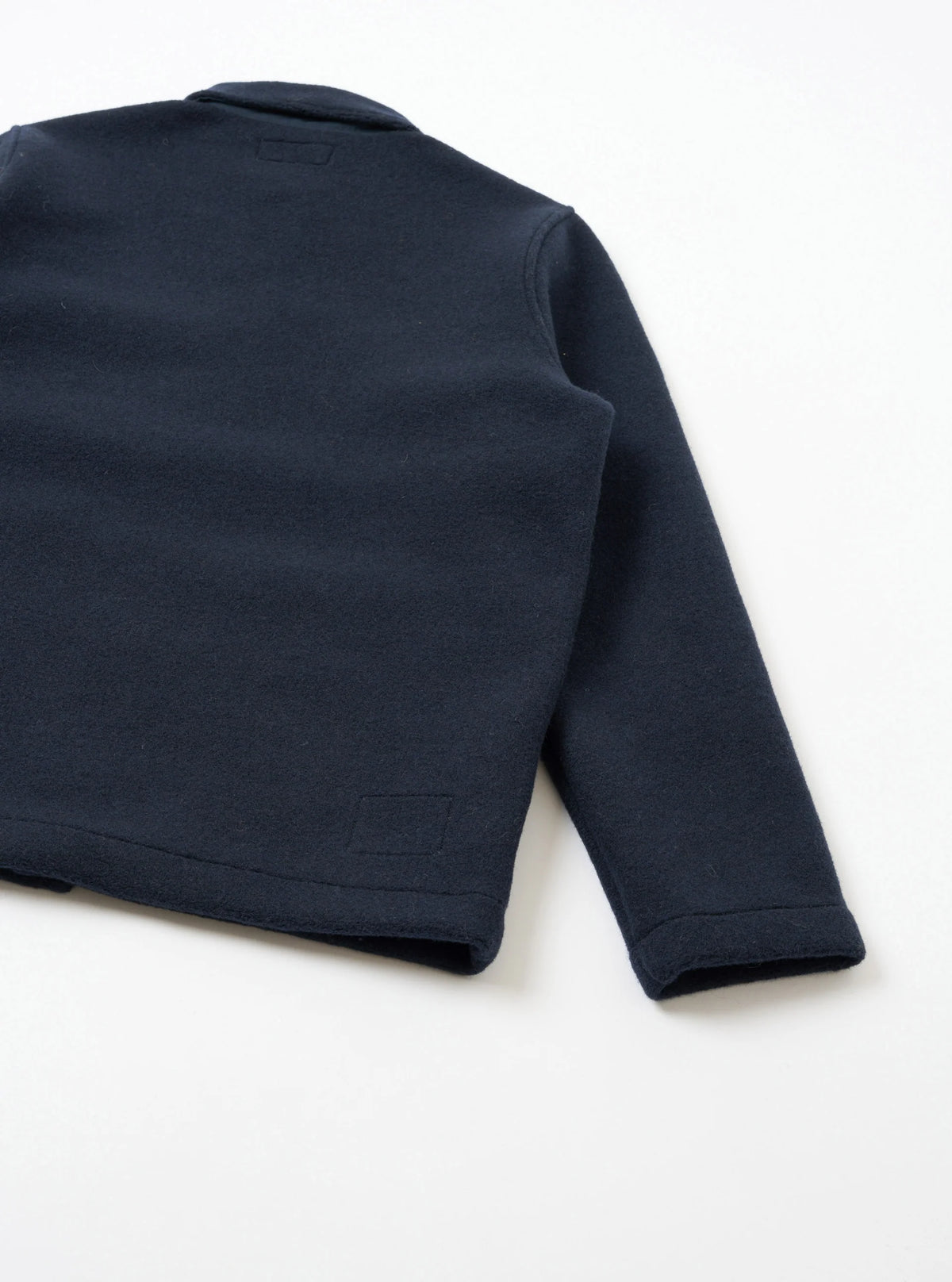 Universal Works Navy Techno Melton Plain Tag Jacket
