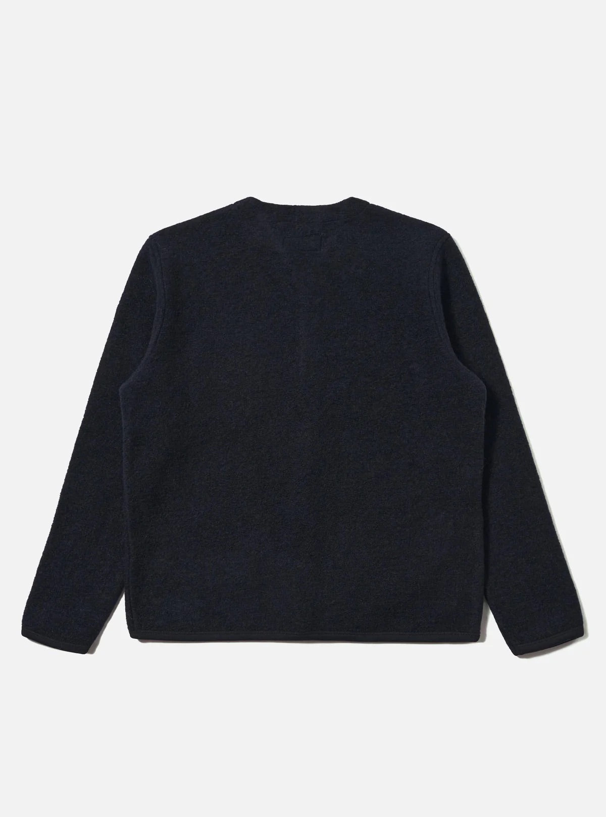 Universal Works Navy Wool Fleece Cardigan