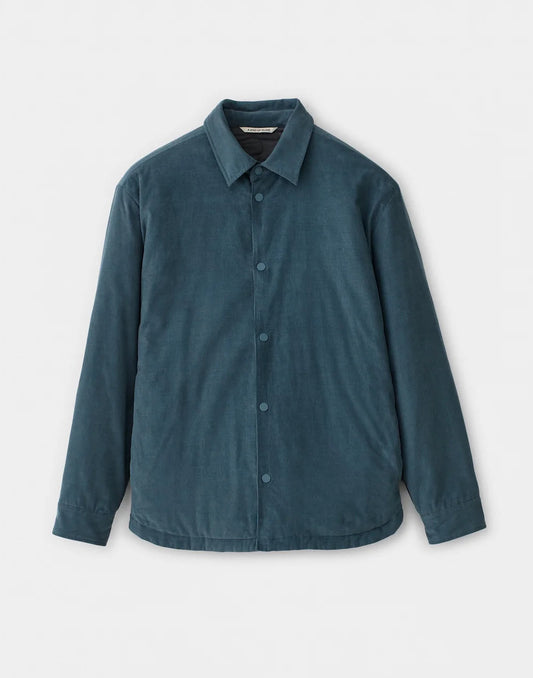 A Kind Of Guise Olkay Quilted Overshirt Sea Corduroy