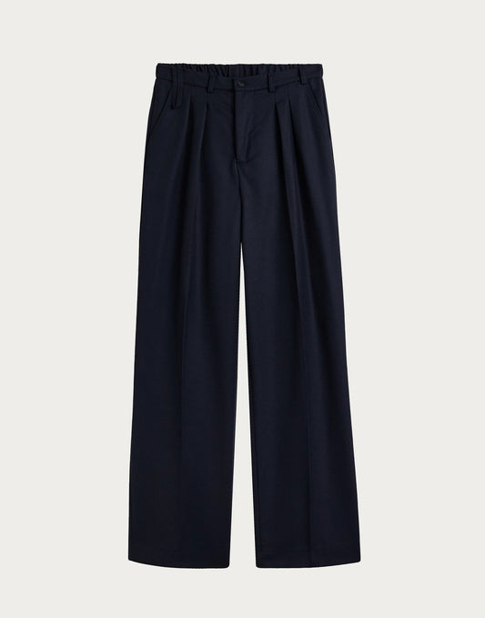 Homecore Paulo Sleek Navy Trousers