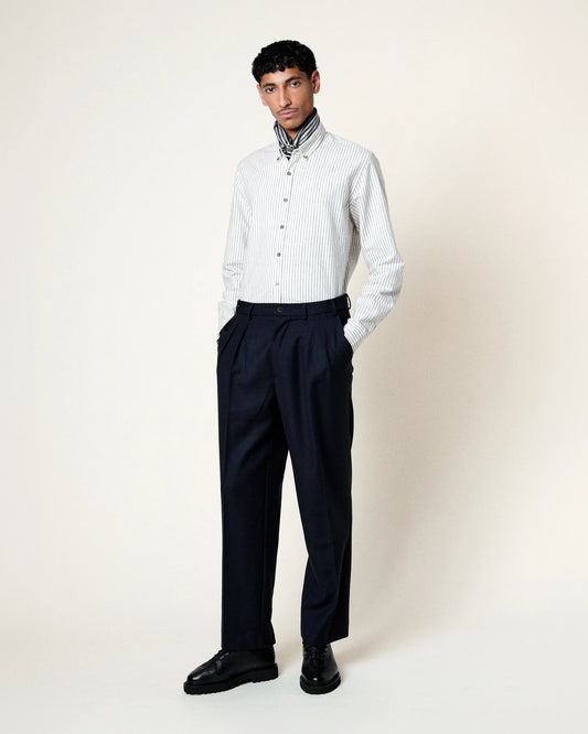 Homecore Paulo Sleek Navy Trousers