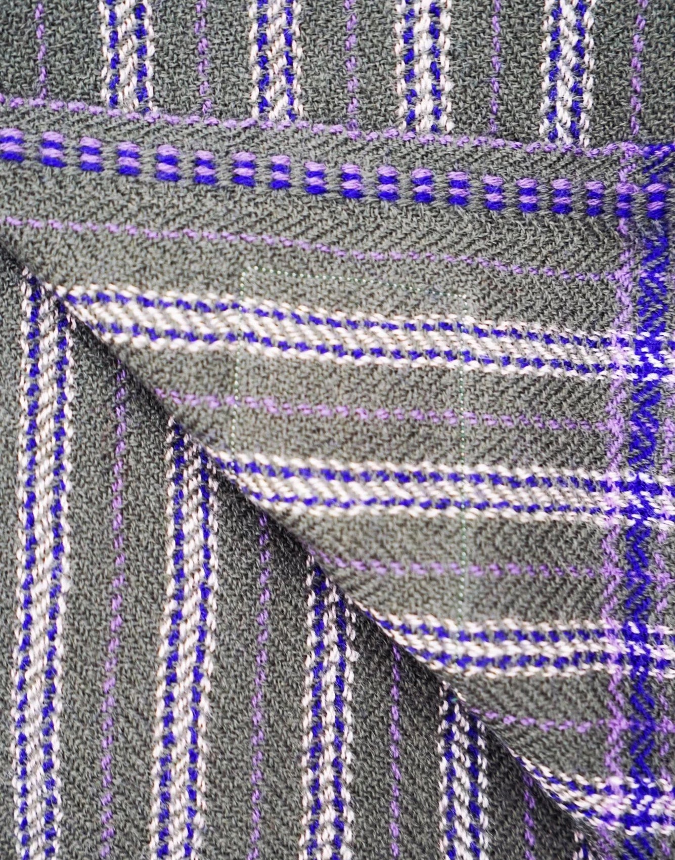 Moismont Wool Plaid N°80 Khaki