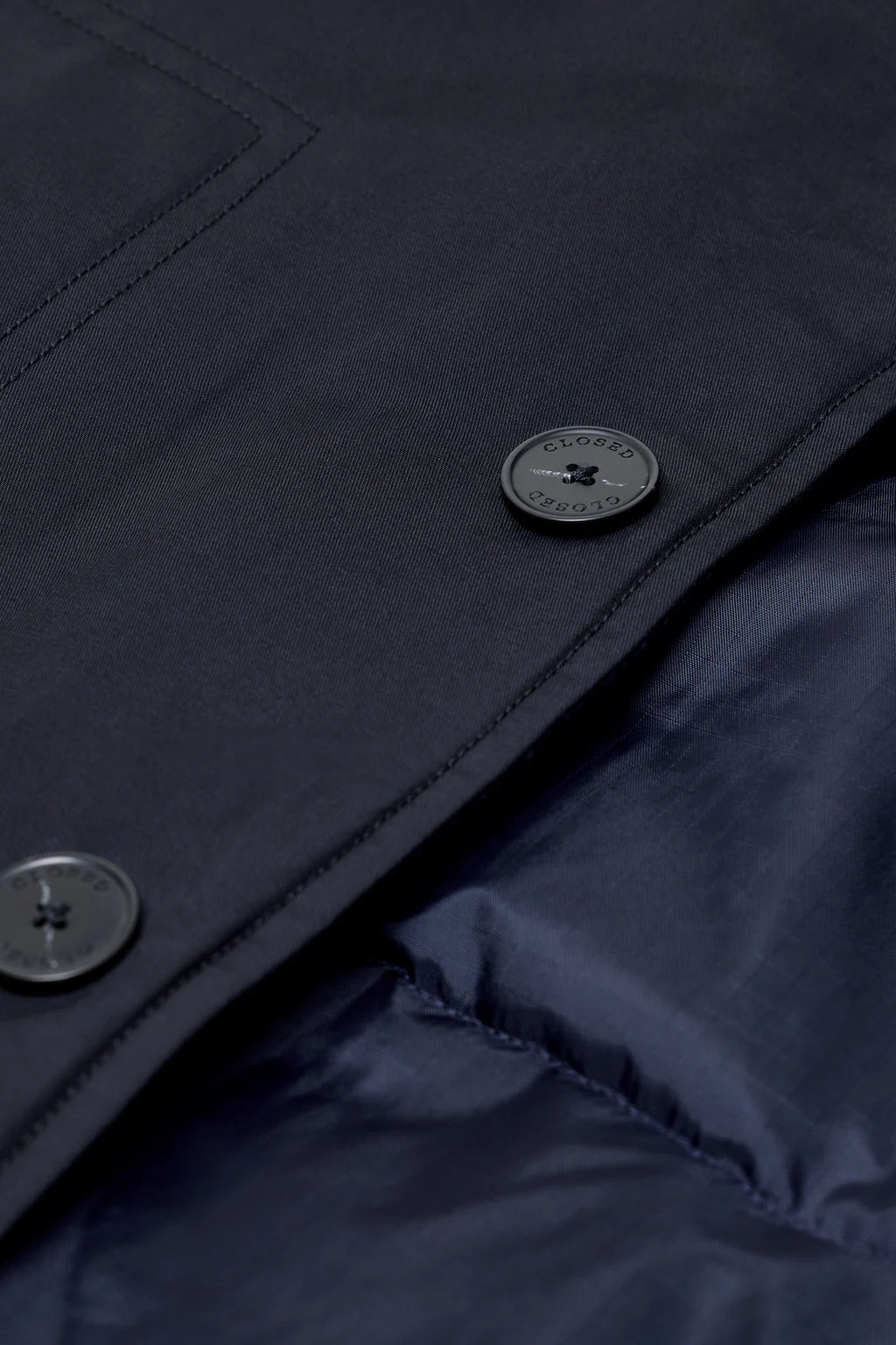 Closed Reversible Jacket Black