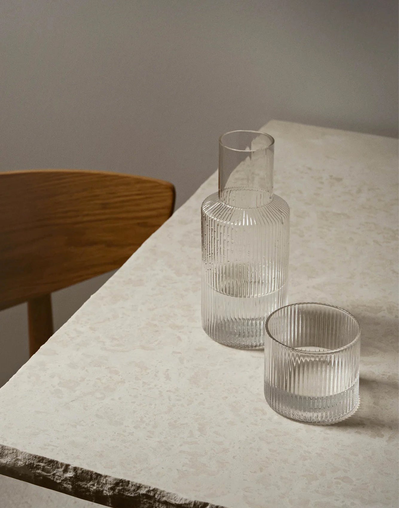 Ferm Living Ripple Carafe Set - Small